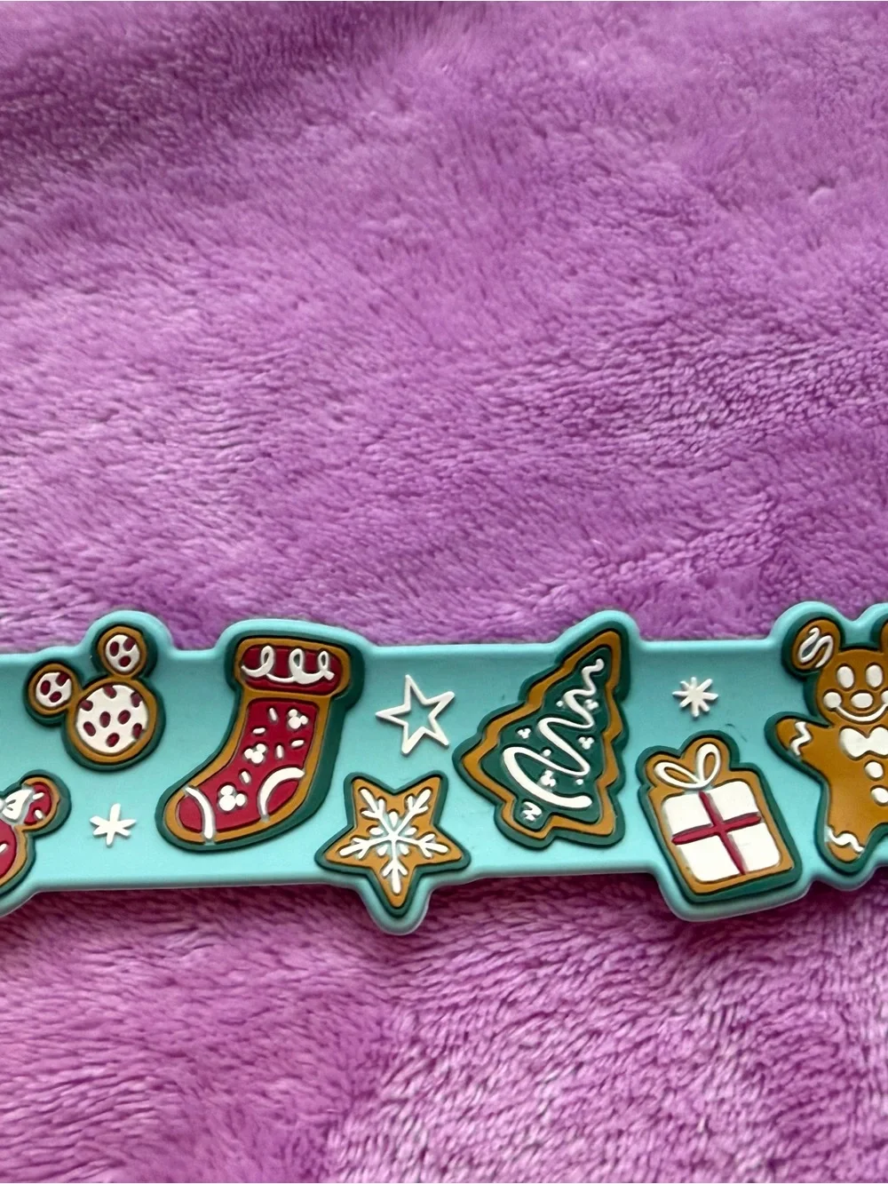 Disney Parks Christmas Theme Slap Bracelet